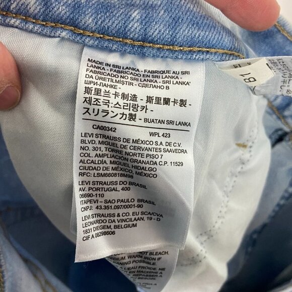 NWT Levis High Rise Cropped Flare Light Wash Jeans Size 20 New With Tags Denim - Picture 14 of 15